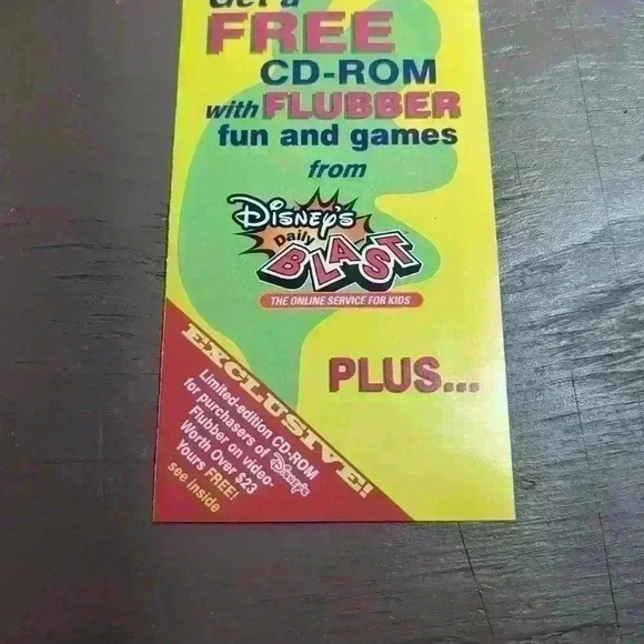 Flubber 1998 Disney VHS Clamshell (Robin  Williams) - With Original Insert! - Picture 9 of 10